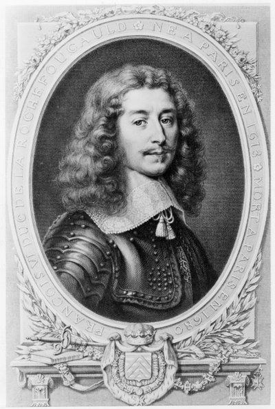 Porträt des Duc de la Rochefoucauld von T. Goutiere